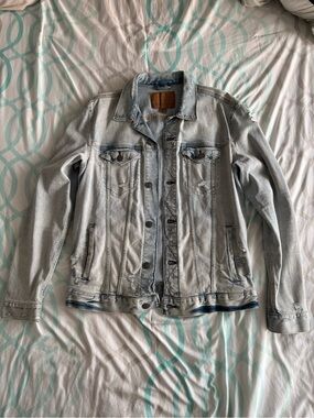 American Eagle Outfitters Light Blue Denim Jacket